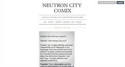 Desktop Screenshot of neutroncitycomix.tumblr.com