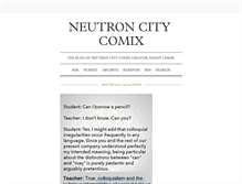 Tablet Screenshot of neutroncitycomix.tumblr.com
