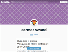 Tablet Screenshot of cormacswand.tumblr.com