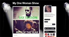 Desktop Screenshot of myonewomanshow.tumblr.com