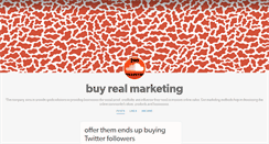 Desktop Screenshot of buyrealmarketing.tumblr.com
