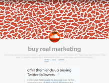 Tablet Screenshot of buyrealmarketing.tumblr.com