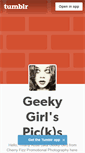 Mobile Screenshot of ageekygirl.tumblr.com