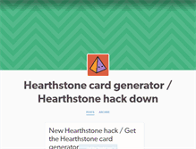 Tablet Screenshot of hearthstonehack10.tumblr.com