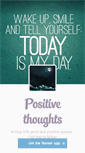 Mobile Screenshot of positivethoughts.tumblr.com