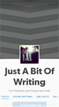 Mobile Screenshot of justabitofwriting.tumblr.com