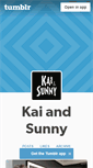 Mobile Screenshot of kaiandsunny.tumblr.com