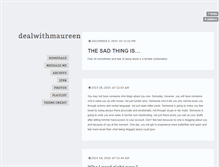 Tablet Screenshot of dealwithmaureen.tumblr.com
