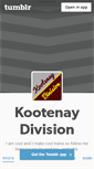 Mobile Screenshot of kootenaydivision.tumblr.com