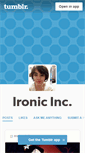 Mobile Screenshot of ironicincorporation.tumblr.com