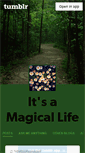 Mobile Screenshot of its-a-magical-life.tumblr.com