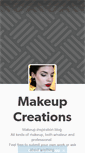 Mobile Screenshot of makeup-creations.tumblr.com