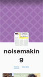 Mobile Screenshot of noisemaking.tumblr.com