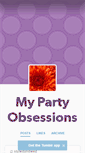 Mobile Screenshot of mypartyobsessions.tumblr.com