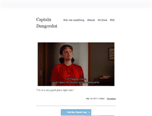 Tablet Screenshot of captaindangerslut.tumblr.com