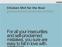 Tablet Screenshot of chickenshitforthesoul.tumblr.com