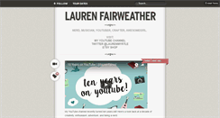 Desktop Screenshot of laurenfairweather.tumblr.com