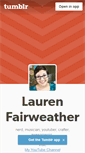 Mobile Screenshot of laurenfairweather.tumblr.com