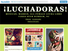 Tablet Screenshot of luchadoras.tumblr.com