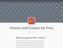 Tablet Screenshot of cheats-guidesnew.tumblr.com