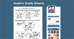 Desktop Screenshot of dustinssmellyart.tumblr.com