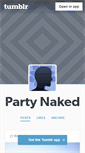 Mobile Screenshot of partynaked2011.tumblr.com