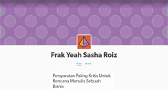 Desktop Screenshot of frakyeahsasharoiz.tumblr.com
