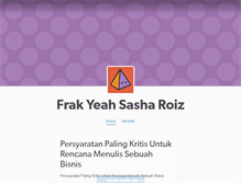 Tablet Screenshot of frakyeahsasharoiz.tumblr.com