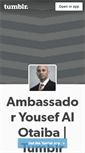 Mobile Screenshot of ambassadoryousefalotaiba.tumblr.com