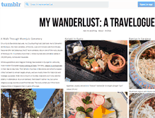 Tablet Screenshot of mywanderlust.tumblr.com