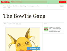 Tablet Screenshot of bowtiegang.tumblr.com