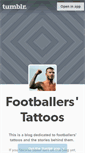 Mobile Screenshot of footballerstattoos.tumblr.com