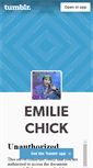 Mobile Screenshot of emiliechick.tumblr.com