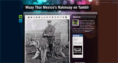 Desktop Screenshot of muaythaimexico.tumblr.com