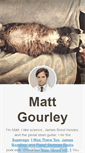 Mobile Screenshot of mattgourley.tumblr.com
