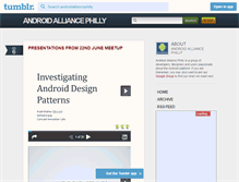 Tablet Screenshot of androidalliancephilly.tumblr.com