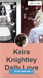Mobile Screenshot of keiraknightleyonthedaily.tumblr.com
