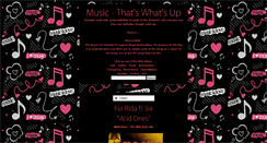 Desktop Screenshot of musicthatswhatsup.tumblr.com