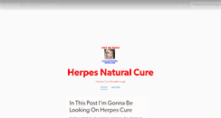 Desktop Screenshot of naturalcureherpes.tumblr.com