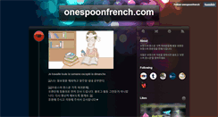 Desktop Screenshot of onespoonfrench.tumblr.com
