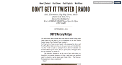 Desktop Screenshot of dontgetittwistedradio.tumblr.com