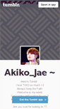 Mobile Screenshot of akikotvxq.tumblr.com