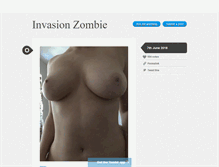 Tablet Screenshot of invasionzombie.tumblr.com
