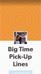 Mobile Screenshot of btrpickuplines.tumblr.com