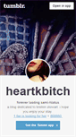 Mobile Screenshot of heartkbitch.tumblr.com