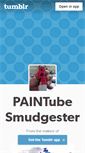 Mobile Screenshot of paintube-smudgester.tumblr.com