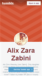 Mobile Screenshot of alixzarazabini.tumblr.com