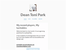 Tablet Screenshot of deantoniparks.tumblr.com