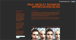 Desktop Screenshot of paul-wesley-is-sexy.tumblr.com