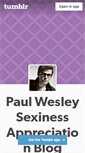 Mobile Screenshot of paul-wesley-is-sexy.tumblr.com